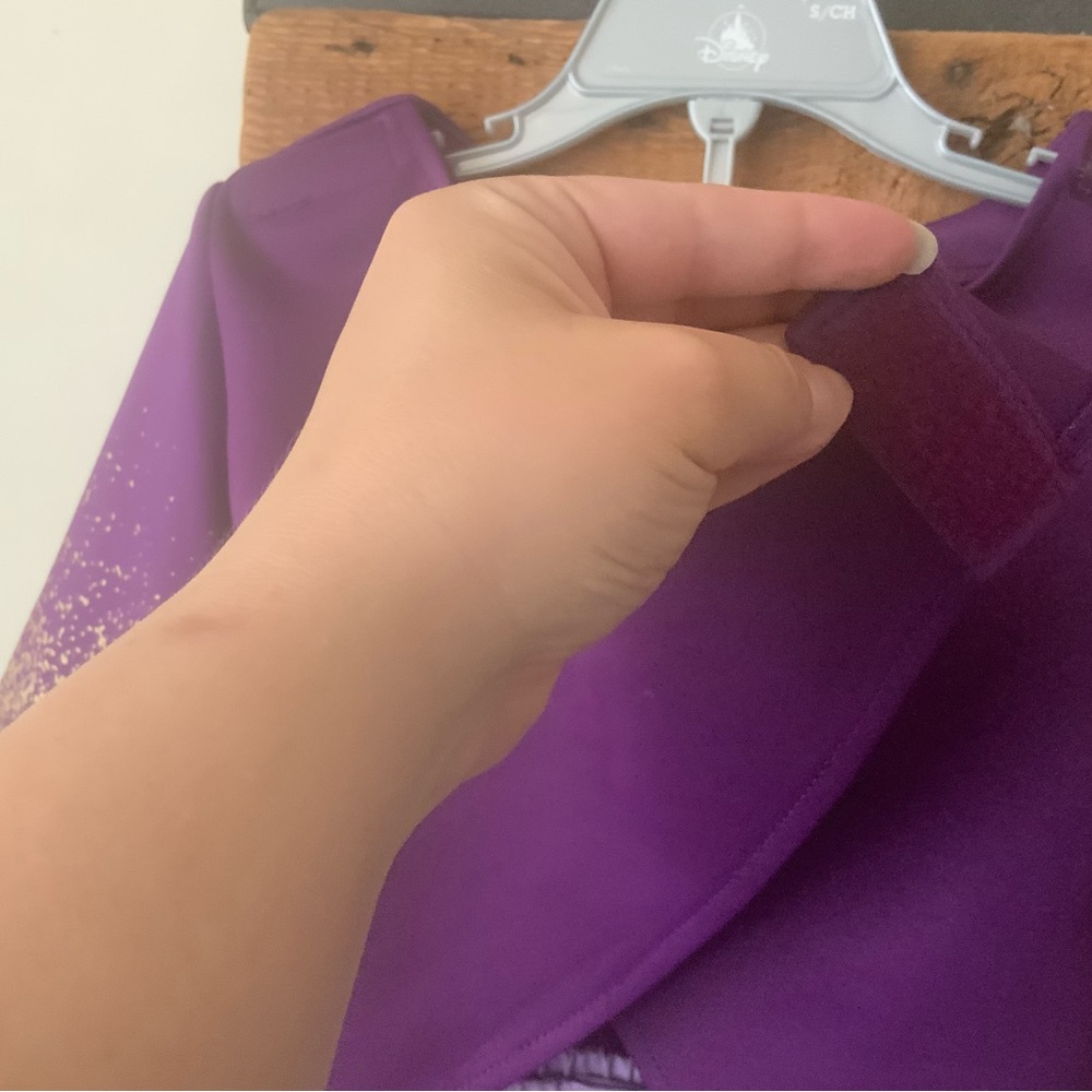 Disney store Jasmin Dress size 5  !!! Enchanted Purple and Gold Kids Dress - Picture 3 of 6